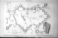 Antique Old Print Westminster Abbey North Walk Cloisters Plans External 1885