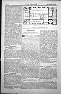 Old Antique Print Design For Municipal Mansion Plan Mr Ab Mitchell 1885 19th