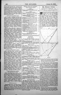 Antique Old Print Descriptive Geometry Line Elevation Plane Plan Diagram 1885