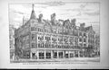 Old Print Block Buildings Great Tower St. Mincing Lane Eab Crockett 1885 19th