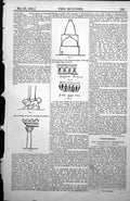 Antique Old Print Lion Bearing Column Parapet Greek Art Assyrian Vase 1885 19th