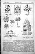 Old Print Historic Ornament Sicily France England Slab From Xanthus 1885 19th
