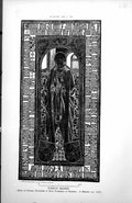 Antique Print Foreign Brasses Sidonia Daughter King Podiebrad Bohemia 1885 19th