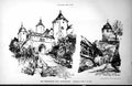 Antique Old Print Cobolzetter Thor Rothenburg Sketched Ab Pite Gateways 1885