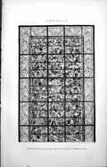 Antique Old Print Design Illustrative Lewis Days Paper Stained Glass 1886 19th