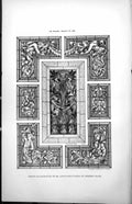 Print Design Illustrative Lewis Days Paper Stained Glass People Animals 1886
