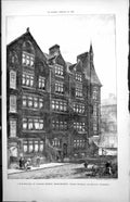 Old Warehouse Cannon Street Manchester Muirhead & Baldwin Arch 1886Victorian