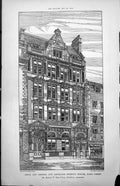Print Legal General Life Assurance Soc Offices Fleet Street R Edis Arch 1886