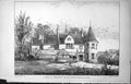 Antique Print Exterior House Carshalton Turrets H Appleton Architect 1886 19th