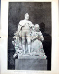 Print Sculpture Paris Salon Memorial Statue Louis Philippe Queen Mercie 1886 11