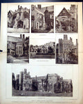 Old Compton Winyates Warwickshire Chapel Staircase Quadrangle 1886 11 Victorian
