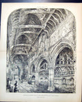 Old Interior Church St Michael All Angels Walthamstow J Bignell 1886 11 19th