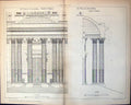 Old St Pauls Cathedral North Porch Elevation Section F W Troup 1886 11 Victorian