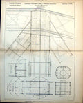 Print Forth Bridge Details Ironwork Inch Carvie Pier Top Vertical Column1886 11