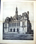 Old New Hotel De Ville M Andre Architect Mm Dutocq Simonet Arch 1886 11 19th