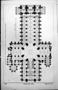 Old Plan Liverpool Cathedral Competition Design G Bodley & T Garner1886 19th