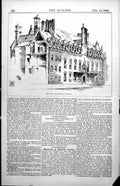 Antique Print University Buildings Glasgow High Street Railway Station 1886
