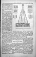Original Old Antique Print Font Cover Congresbury Church Panels Plasters 1886