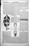 Old Roberts Rain Water Separator Cistern Valve Wood Block Floor 1886 Victorian