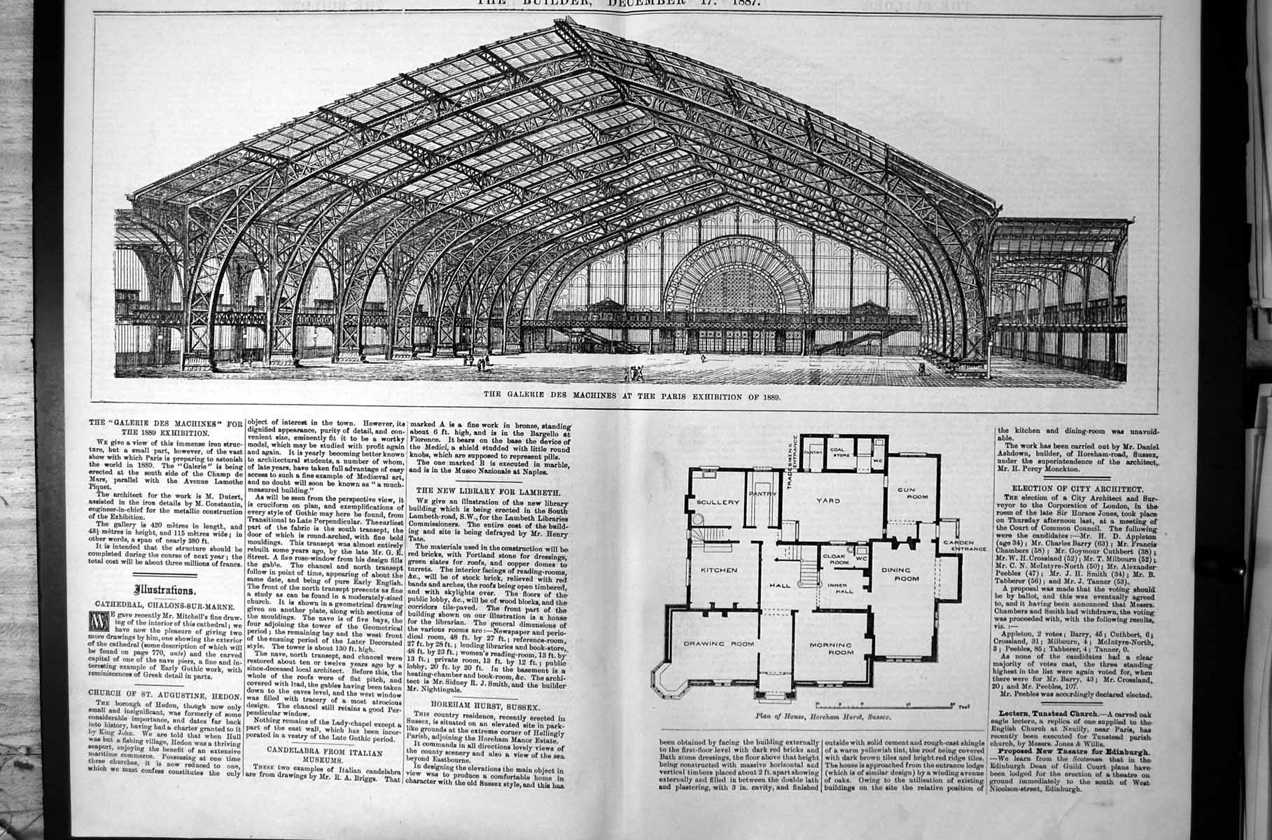 Old Bedstone Court Salop Residence Sir Henry Ripley Thomas Harris 1884 19th