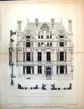 Old Design Admiralty War Offices Park Front E Bell & Aston Webb 1884Victorian