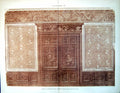 Antique Old Print Plan Nottingham Porch St Marys Church Bury St Edmunds 1884