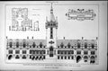 Old Print Edinburgh Municipal Buildings Elevation High St Foster La Trobe 1887