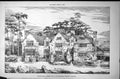 Antique Old Print Stonelands Sussex E W Mountford Architect Large House 1887
