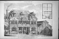Old Antique Print New Public Library Norwood Sidney Smith Architect 1887 19th
