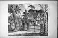 Old Antique Print Entrance Lodge Walmer Kent James Neale Architect 1887 19th