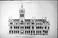 Old Print Design Edinburgh Municipal Buildings Elevation High St G Corson 1887