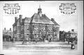 Old Design Willesden Public Offices Plan Messrs Newman Newman Arch 1887 19th