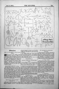 Original Old Antique Print Masons Marks Westminster Hall T Shelmerdine 1887
