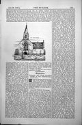 Antique Print Church Great Chalfield Visited Architectural Association 1887
