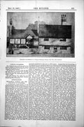 Old Print Alterations Cottage Haslemere Surrey W Pite Trigonometrical Sines1887