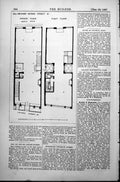 Old Plans 461 & 463 Oxford Street Reconstruction T Chatfield Clarke 1887