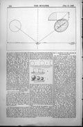Original Old Antique Print Sphere In Perspective Point Sight Discs Eclipse 1887