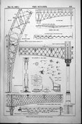 Antique Print Details RoNational Agricultural Hall Kensington Stresses 1887