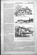 Old Modern American Architecture Residence Log Cabin Country House 1888 19th
