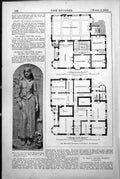 Old Plans Municipal Buildings Christchurch Figure Concord Frampton 1888 19th