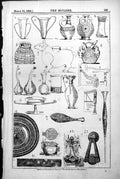 Print Artistic Spirit Manufacture Tumbler Terra Cotta Vase Perian Bottles1888