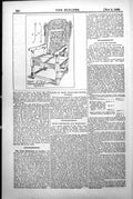 Old Print Chair St Mary Magdalen Church Oxford Renaissance Tie Rail 1888 19th