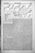 Antique Print Illustrations H Stathams Lecture Cornices String Courses 1888