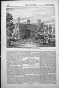 Old Print House Beckenham J Moore Vicarage St Barnabas Ernest Newton 1888 19th