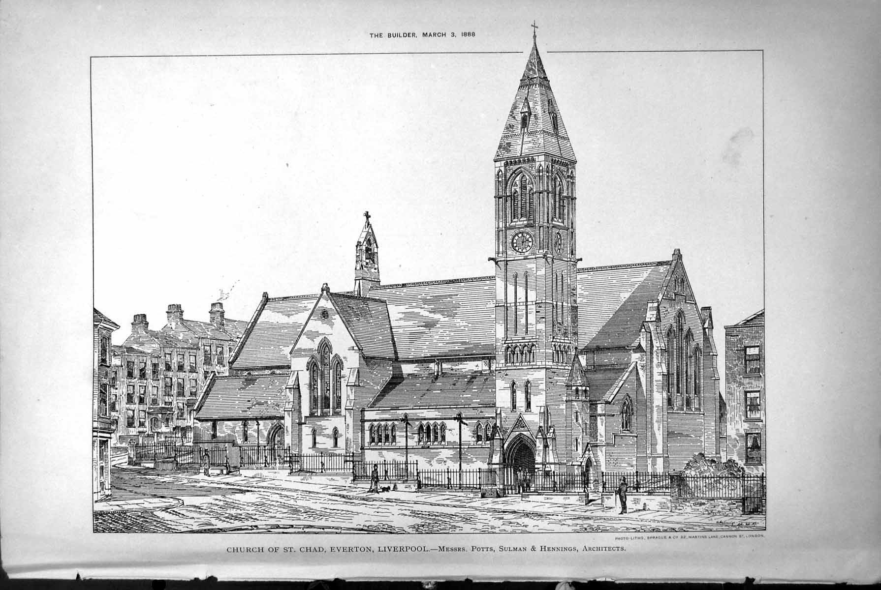 Old Church St Chad Everton Liverpool Potts Sulman Hennings Arch 1888 Victorian
