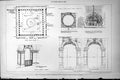 Old Antique Print Plans Fountain Court Hampton Court Palace P Marks 1888 19th