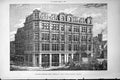 Old Antique Print Business Premises Amen Corner G Pearson Architect 1888 19th