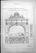 Antique Print Monument William Sheldon Wife St Leonards Church Beoley 1888 19th