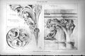 Old Antique Print Wells Cathedral Carvings West Side North Porch Cap 1888 19th
