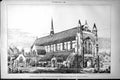 Old Print Church St Andrew Garrett Lane Wandsworth E Mountford Arch 1888 19th